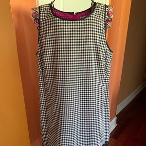 J. Howard Gingham Print Dress